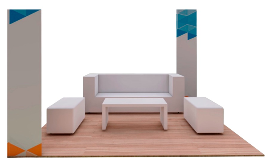 Stand 3×3 Plata